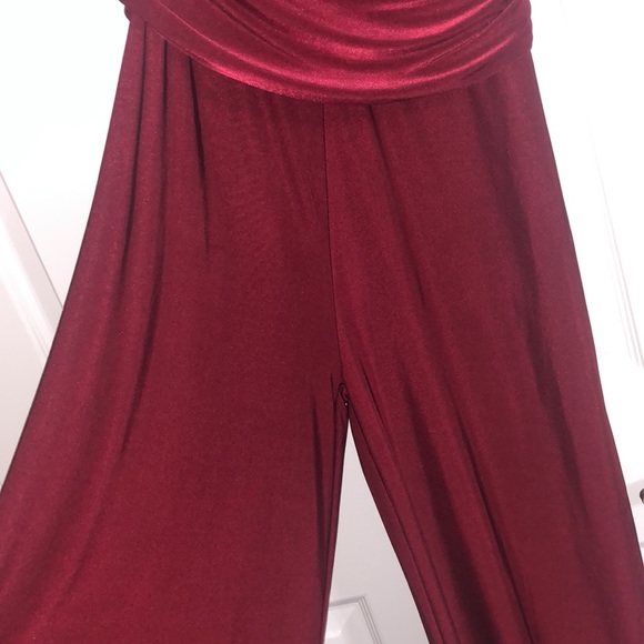 Red fancy jumpsuit - Picture 8 of 11